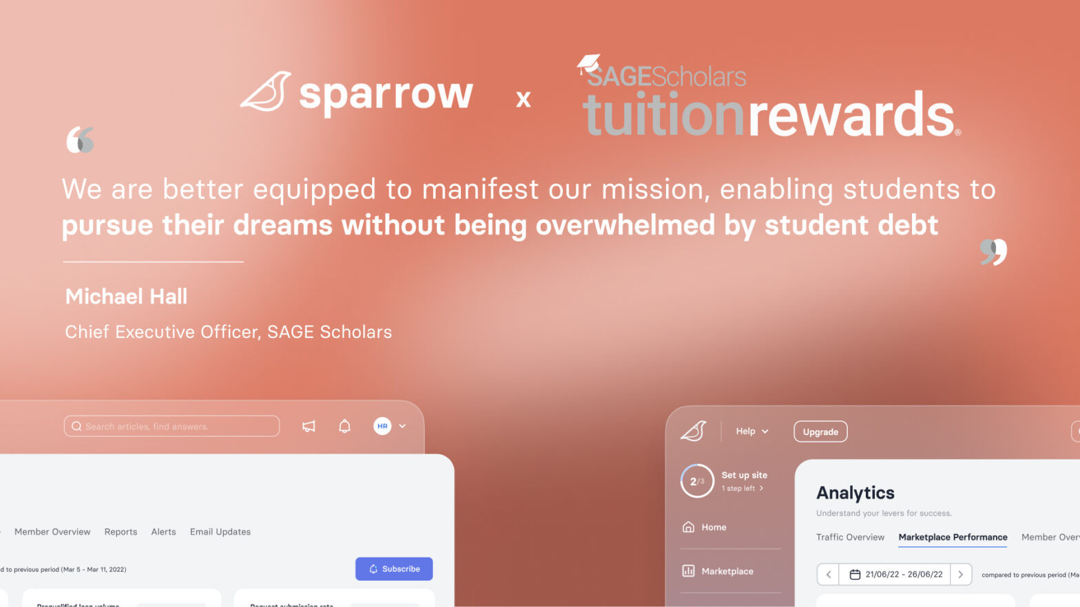 Sparrow and SAGE Scholars Forge a Path to Affordable Higher Education Financing