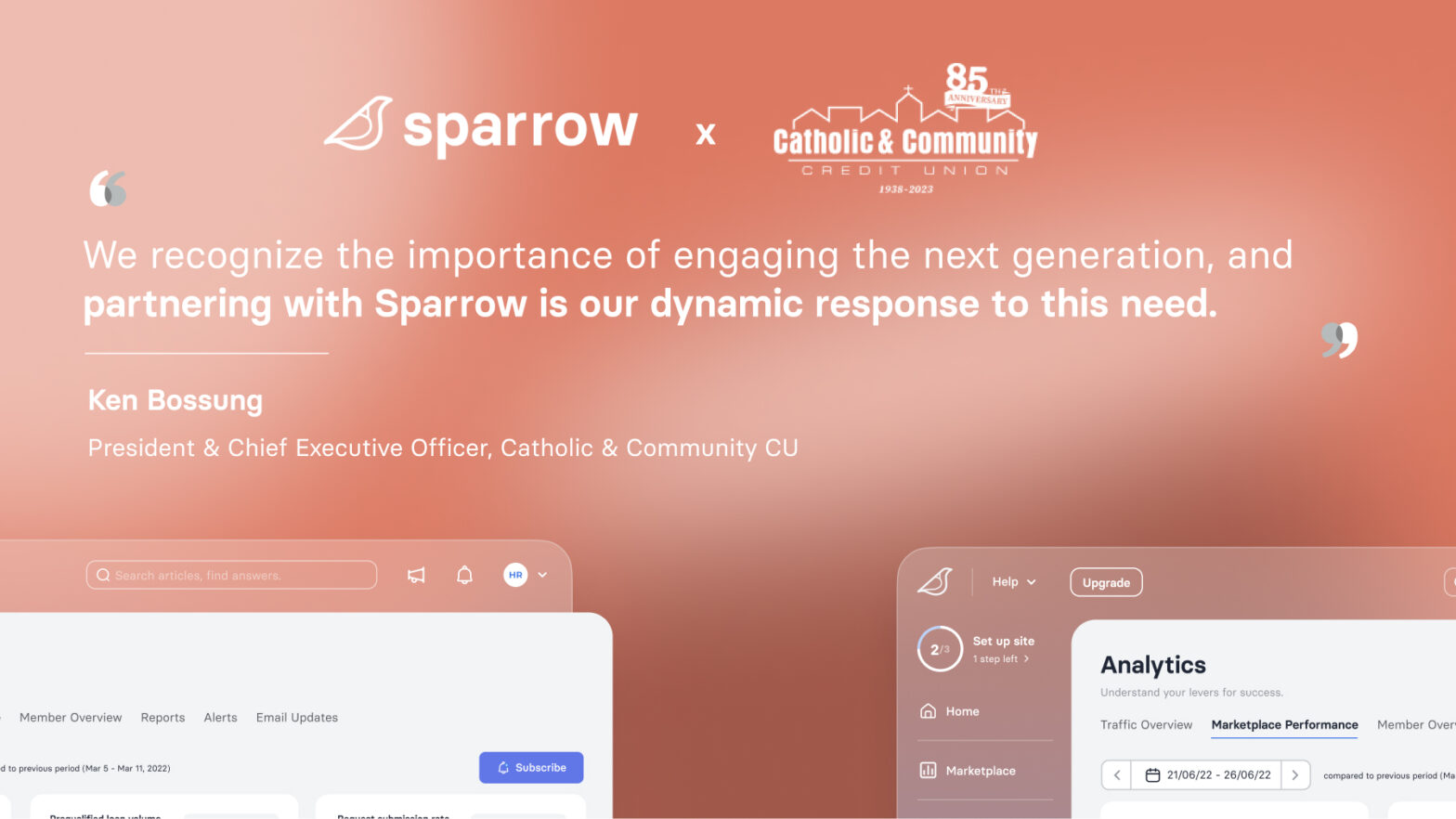 Sparrow partners with Catholic and Community Credit Union to power its student loan solution