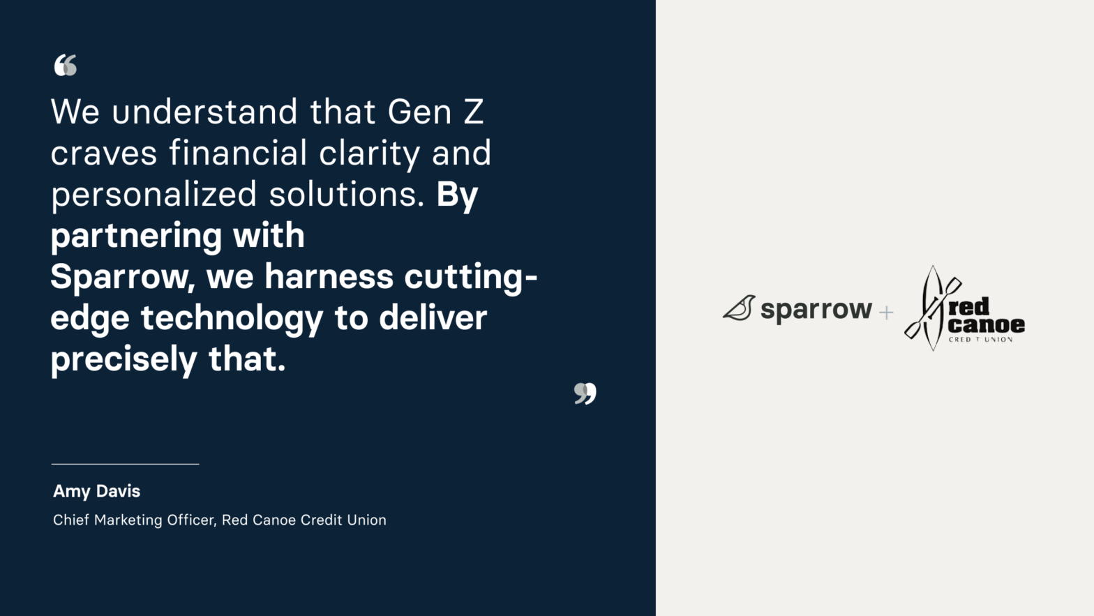 Red Canoe Sparrow Student Loan Gen Z Partnership