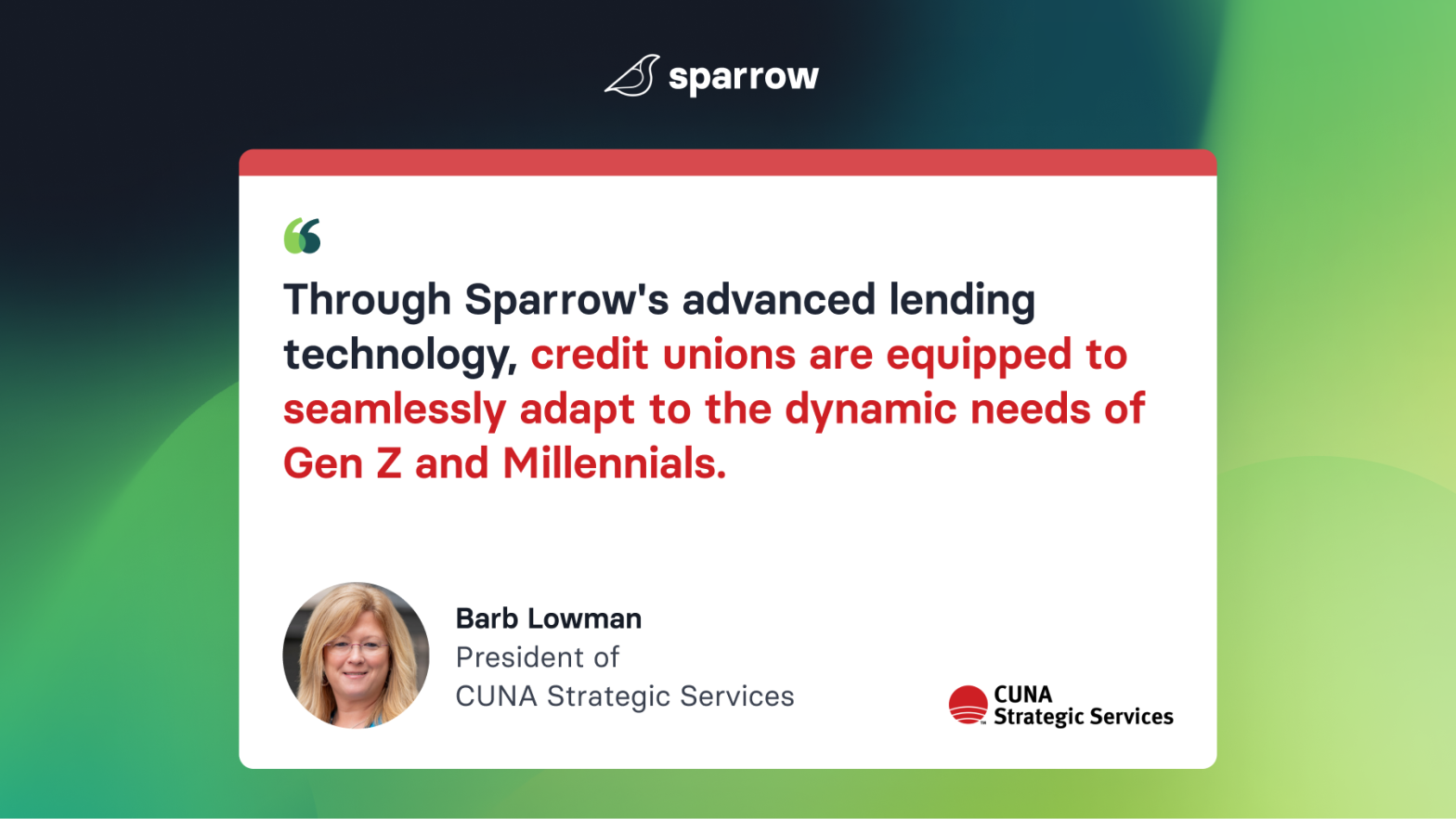 CUNA Strategic Services Selects Sparrow to Power Gen Z Credit Union Growth